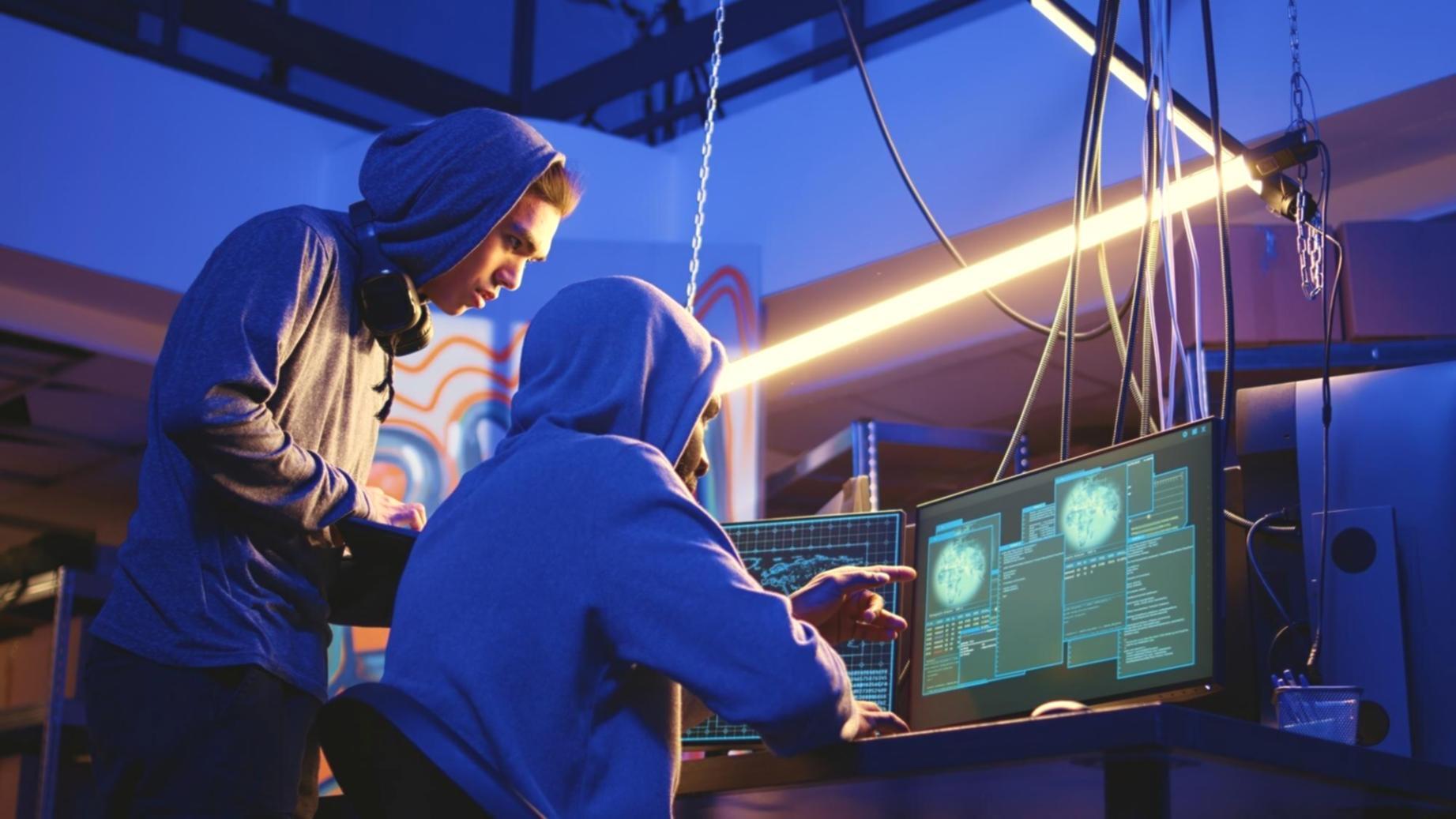 Blockchain data visualization and analysis workspace showing real-time monitoring systems